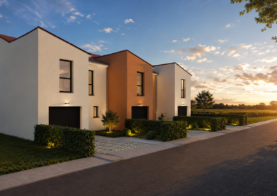 3 MAISONS ACCOLÉES